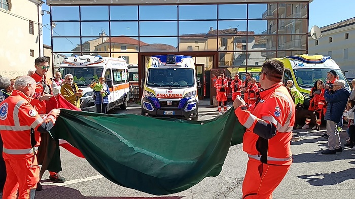 I festeggiamenti dell'Anpas Trino