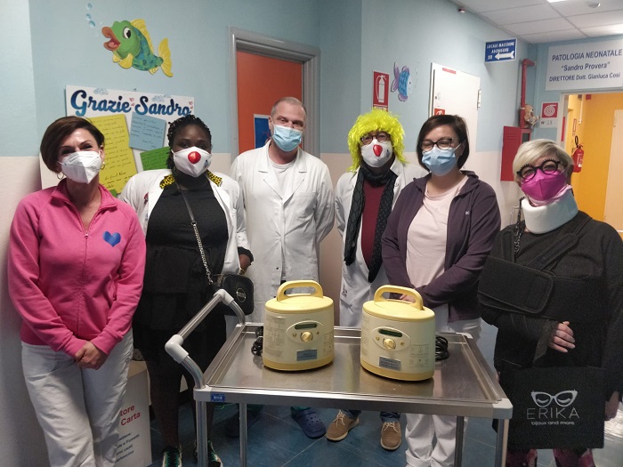 Donazioni al reparto di pediatria di Vercelli