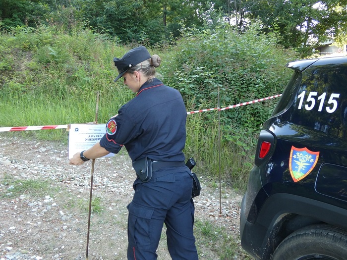 Carabinieri forestali sequestrano impianto di rifiuti
