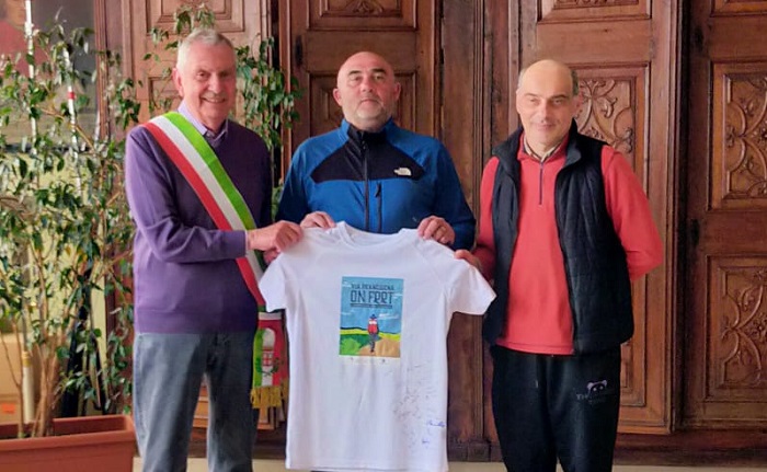 A Santhià è passato il pellegrino della salute