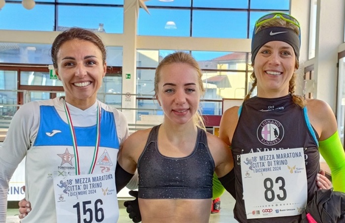 Oltre 400 concorrenti alla Mezza maratona di Trino e Trino che corre