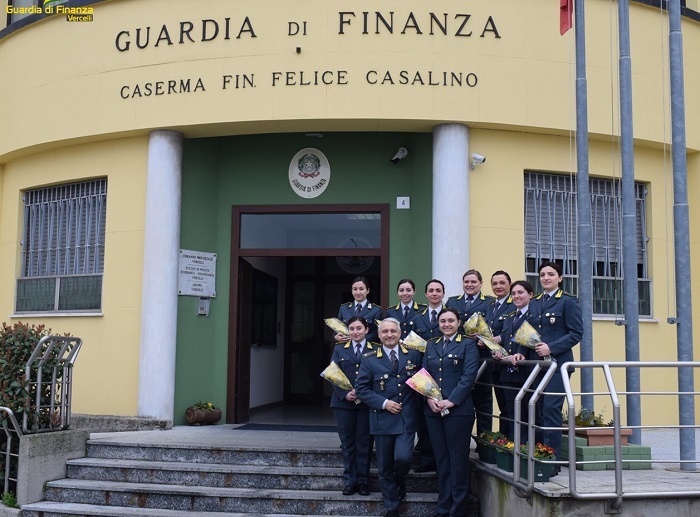 La Guardia di finanza di Vercelli celebra le donne