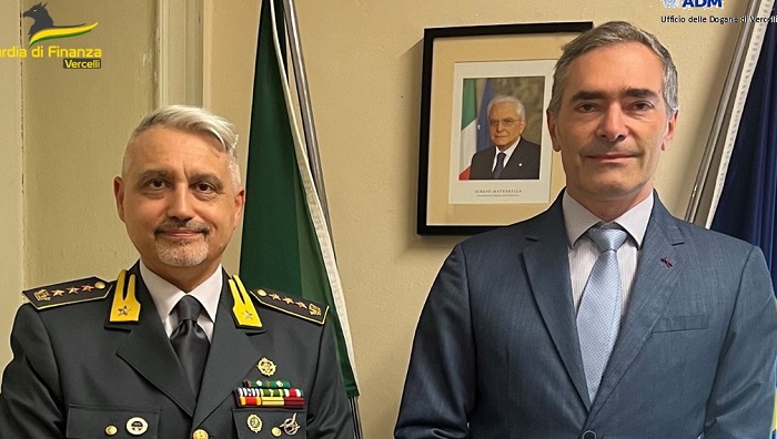 Finanza Vercelli e Ufficio Dogane: al via la collaborazione 
