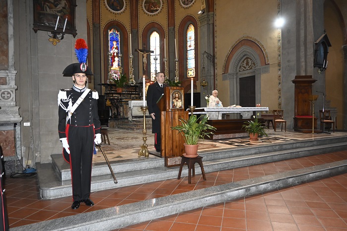 A Vercelli i carabinieri hanno celebrato la Virgo Fidelis