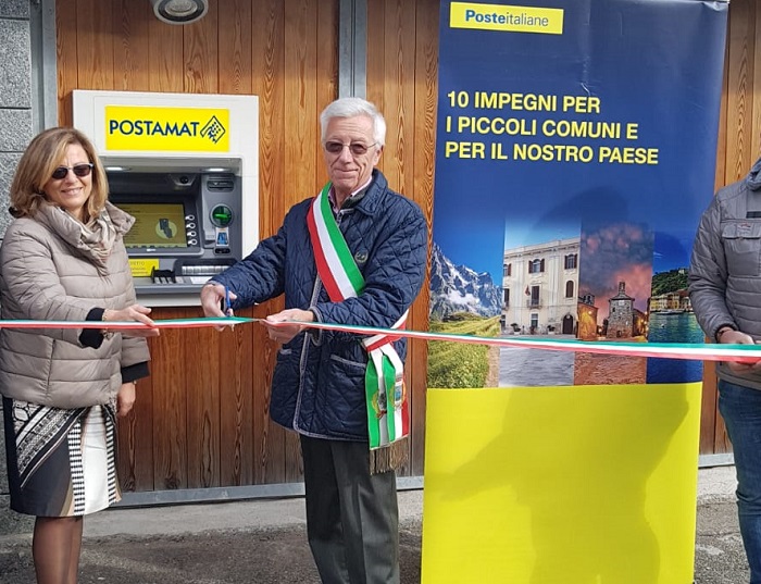 Attivati i nuovi Postamat a Collobiano, Carcoforo e Lamporo