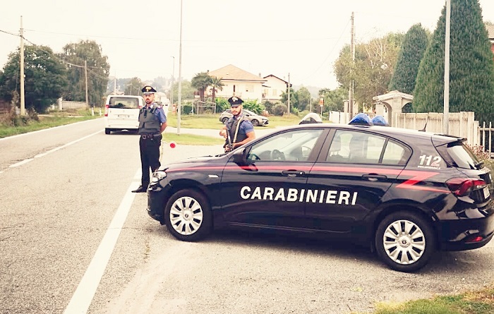 Armi giocattolo sequestrate dai carabinieri a Moncrivello