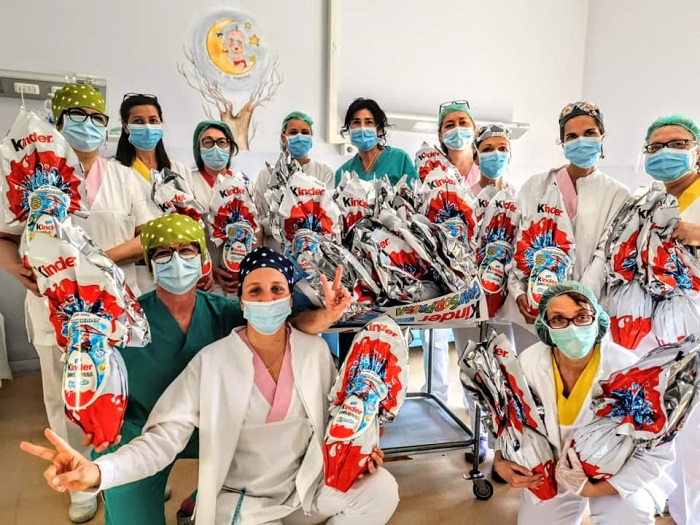 Ferrero regala uova di Pasqua all'ospedale di Vercelli