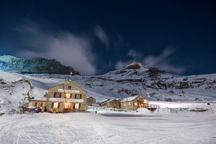 Cene in quota ad Alagna sulla neve