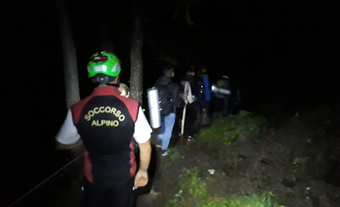 Disperso nella notte in alta Valsessera, salvato all'alba