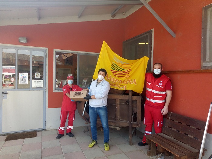 Cinquecento chili di riso in dono dagli agricoltori di Coldiretti Vercelli – Biella 