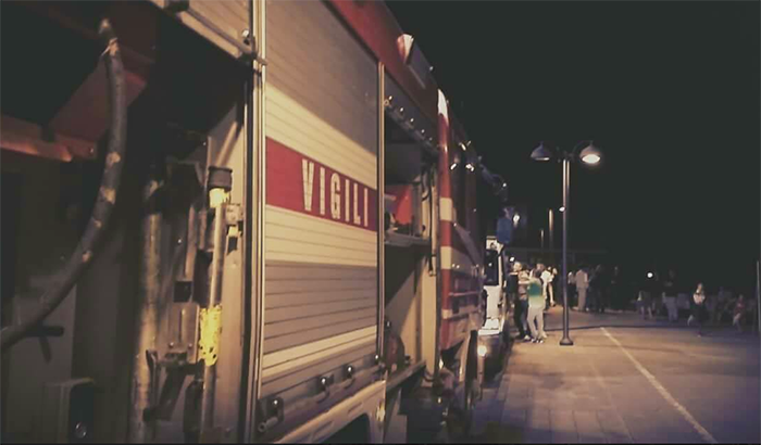 A fuoco una casa a Santhià, due famiglie sfollate