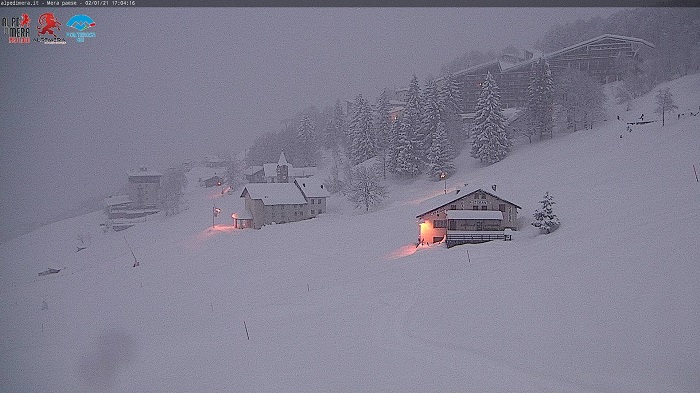 In Valsesia fino a 70 centimetri di neve