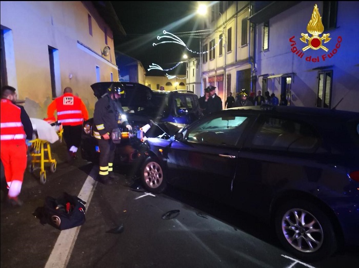 Grave incidente a Ronsecco, una persona in ospedale
