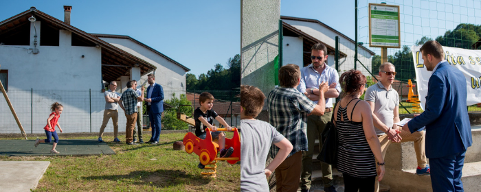 Inaugurato il nuovo Parco Giochi a Plello