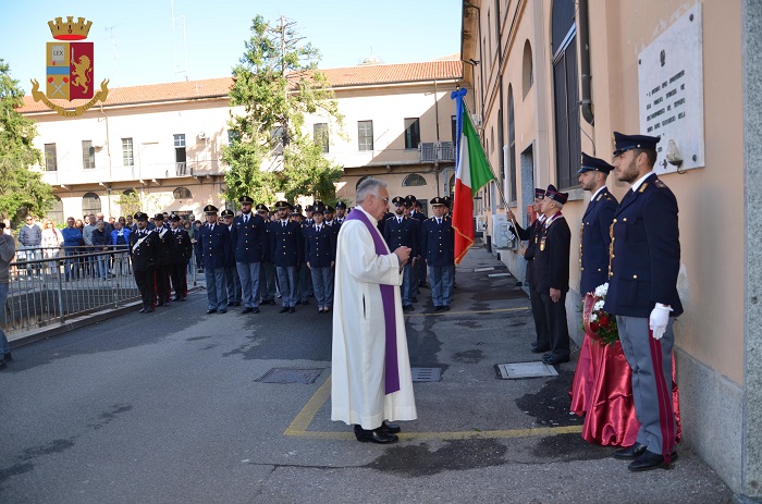 La Questura di Vercelli ricorda gli agenti Rotta e Demenego