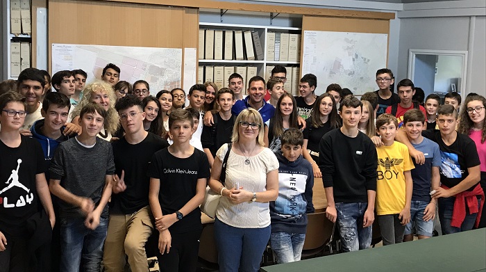 In Comune a Gattinara gli studenti del "Mercurino"