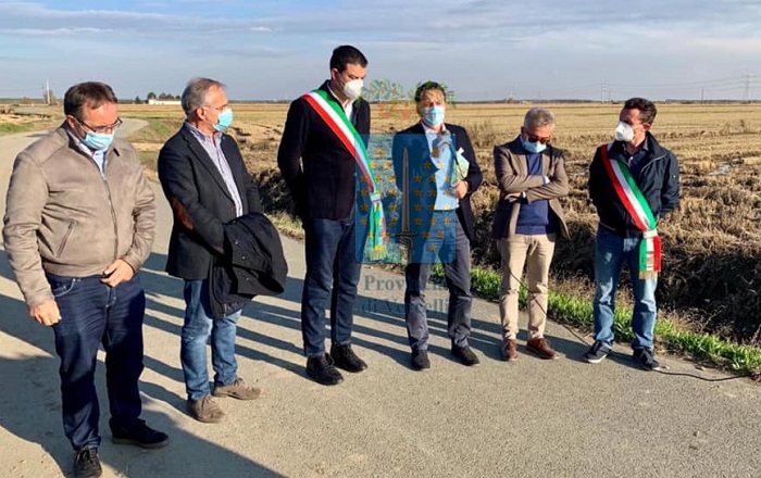 Sopralluogo a Prarolo e Pezzana per i danni alluvionali