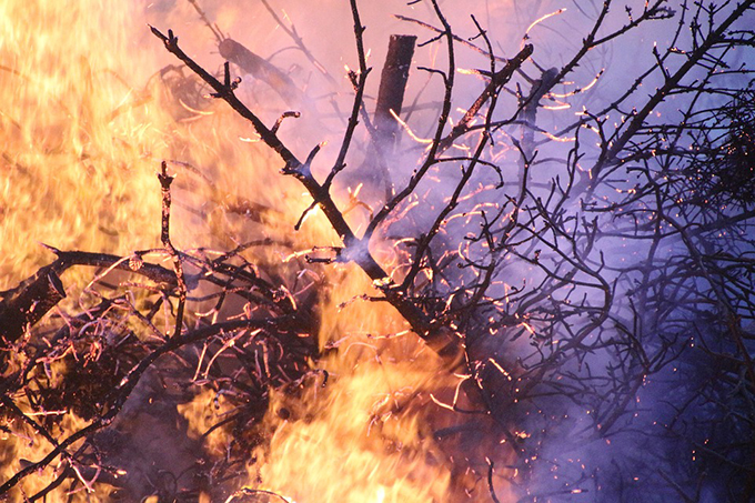 Incendi: dichiarato lo stato di massima pericolosità in tutto il Piemonte