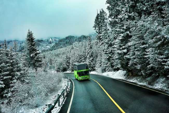 FlixBus Inverno Neve Winter