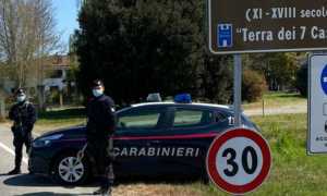 carabinieri buronzo mascherina