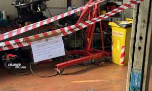 carabinieri officina abusiva