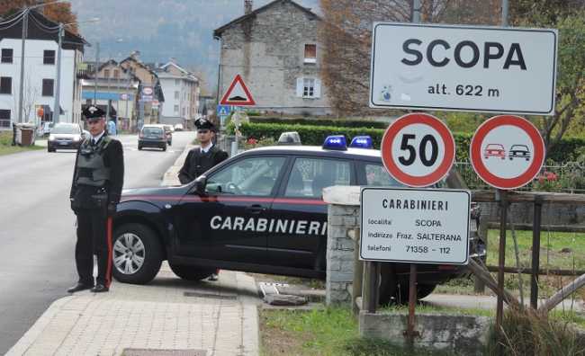 carabinieri scopa