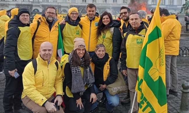 coldiretti protesta bruxelles