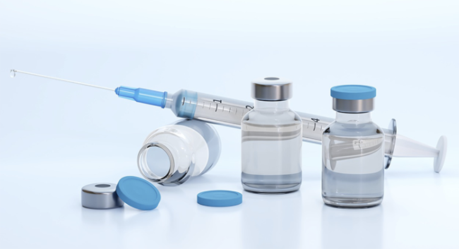 covid bocette siringa trasparente