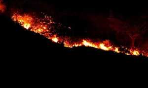 incendio notte
