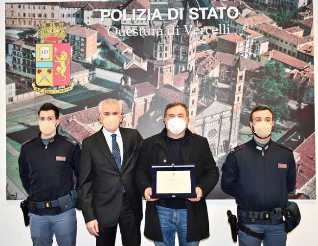 polizia vercelli russo aniello pensione