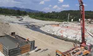 ponte romagnano provvisorio