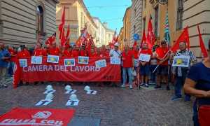 vercelli protesta morti sul lavoro