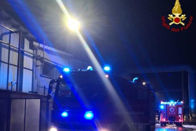 vigili del fuoco incendio ghislarengo