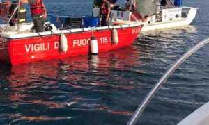 vigili del fuoco lago