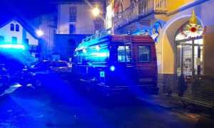 vigili del fuoco notte intervento disperso